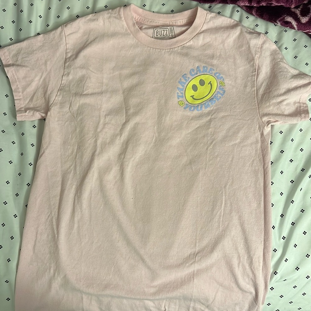 Small, pink, t-shirt, brand:buzz